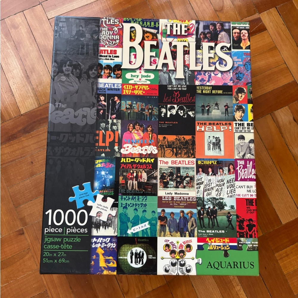 The Beatles 1000 Piece Jigsaw Puzzle by Aquarius | Music Fan Gift